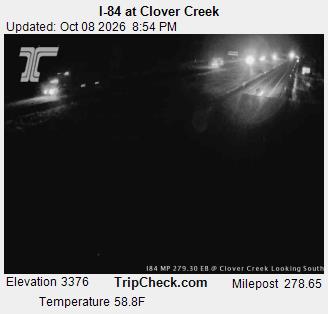 Photo from camera: I-84 at Clover Creek