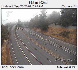 Photo from camera: I-84 at 102nd