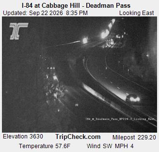 Photo from camera: I-84 at Cabbage Hill - Deadman Pass