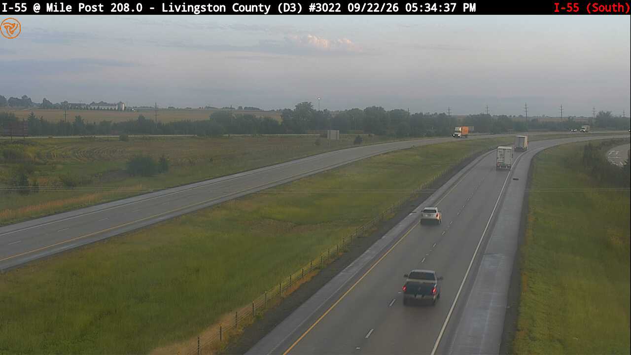 Photo from camera: I-55 SB at Mile Post 208.0