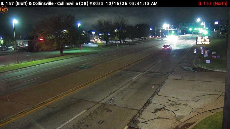 Photo from camera: IL 157 (Bluff Rd.) at Collinsville Crossing Blvd.