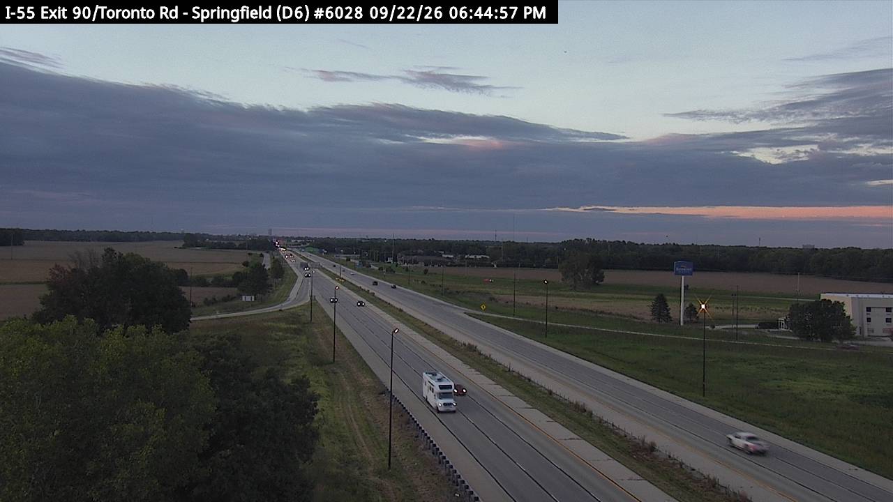 Photo from camera: I-55 SB at Exit90/Toronto Rd