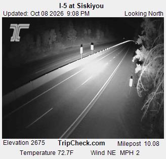 Photo from camera: I-5 at Siskiyou