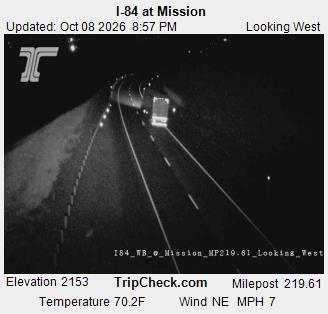 Photo from camera: I-84 at Mission