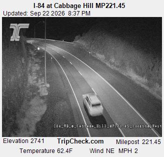 Photo from camera: I-84 at Cabbage Hill MP221.45