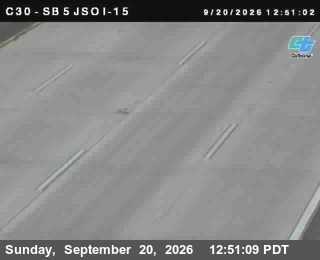 Photo from camera: (C030) SB 5: Just South Of I-15, San Diego