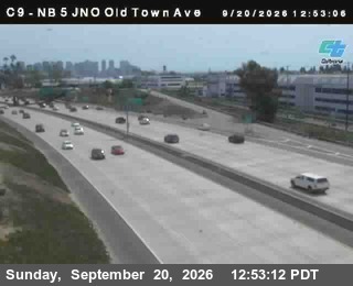 Photo from camera: (C 009) I-5 : Just North Of Old Town, San Diego