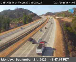 Photo from camera: (C384) NB 15 : W Country Club Lane_T, Escondido