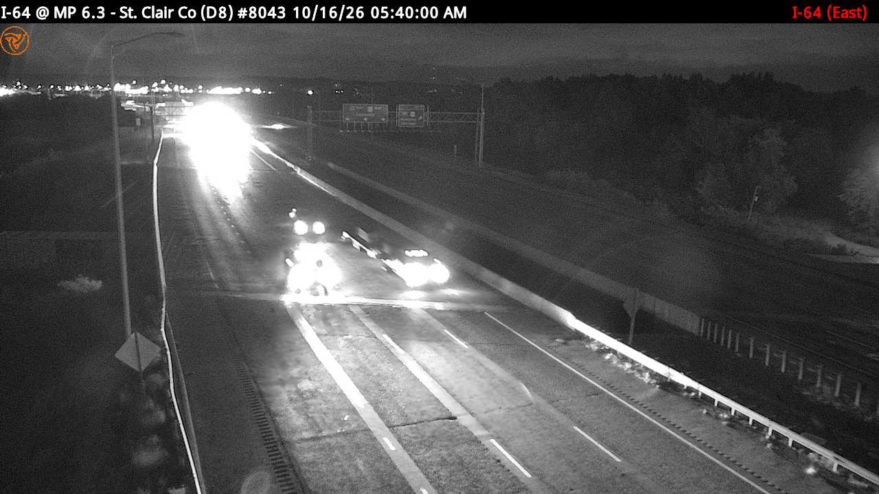 Photo from camera: I-64 at Milepost 6.3 (IL 111)