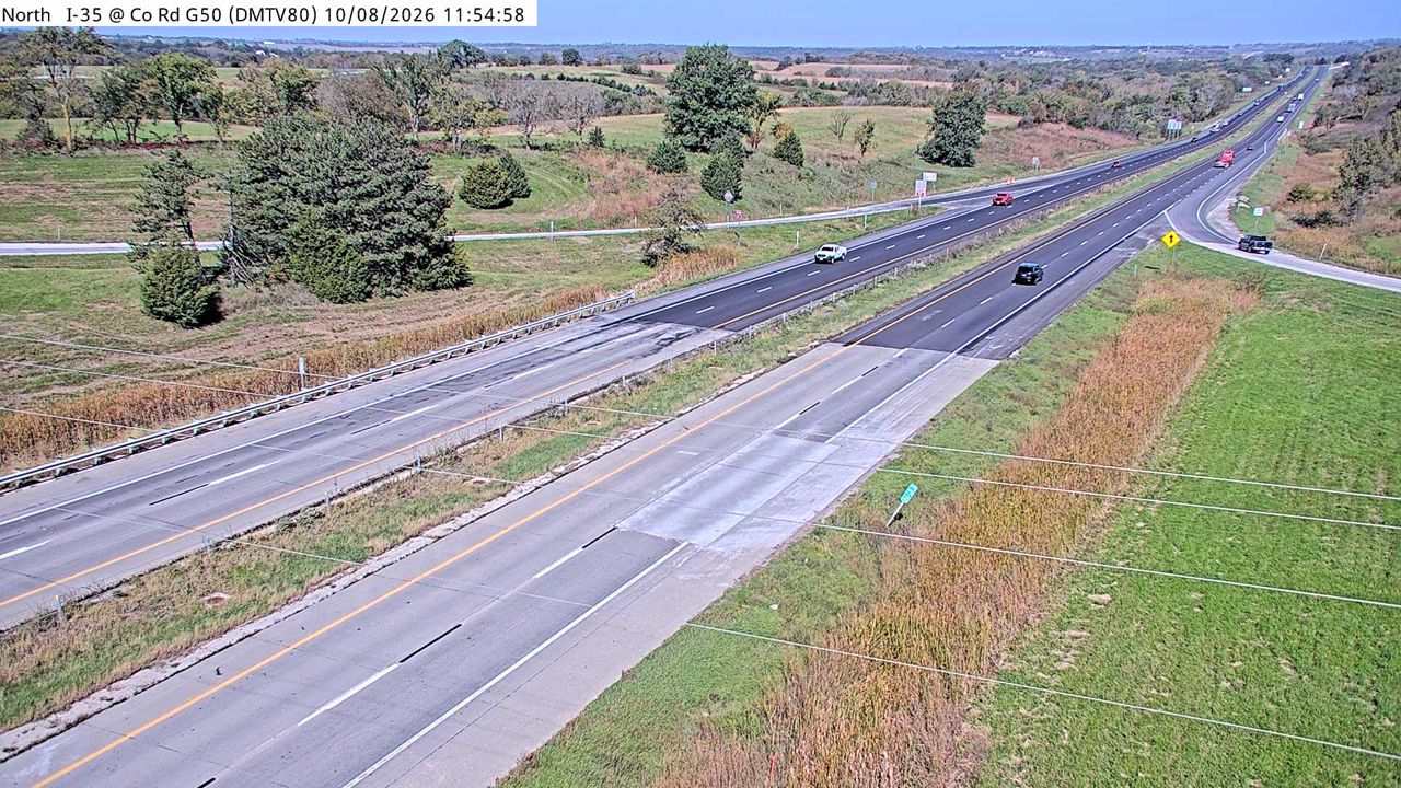 Photo from camera: DM - I-35 @ MM 52 (Co Rd G50)