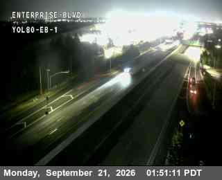 Photo from camera: Hwy 80 At Enterprise EB 1, West Sacramento