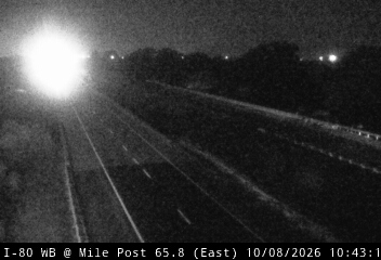 Photo from camera: I-80 WB at Mile Post 65.8