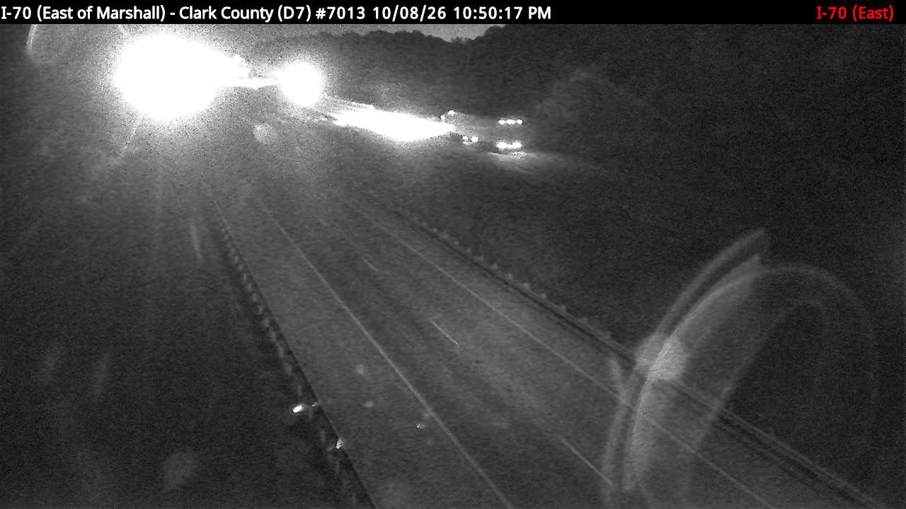 Photo from camera: I-70 WB at Marshall (E)