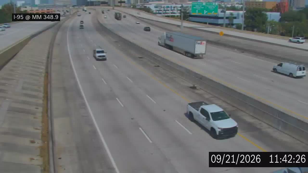 Photo from camera: I-95 @ Atlantic/Beach Exits