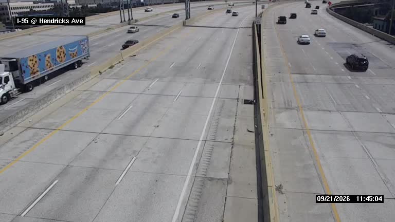 Photo from camera: I-95 @ Hendricks Ave