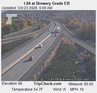 Photo from camera: I-84 at Brewery Grade EB