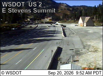 Photo from camera: US 2 at MP 64.6: East Stevens Pass Summit