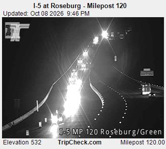 Photo from camera: I-5 at Roseburg - Milepost 120