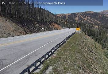 Photo from camera: US 50 MP 199.35 EB at Monarch Pass (Looking East)