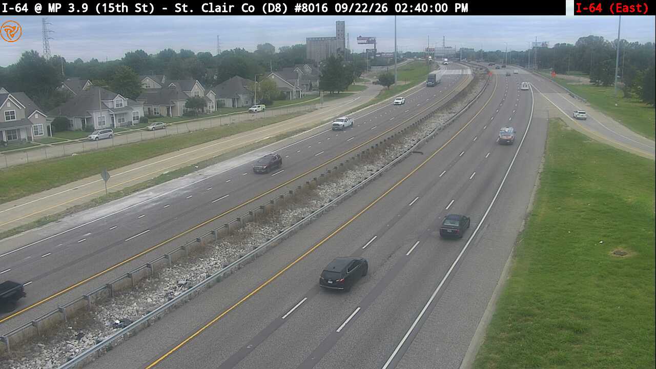 Photo from camera: I-64 at MIlepost 3.9 (15th St)