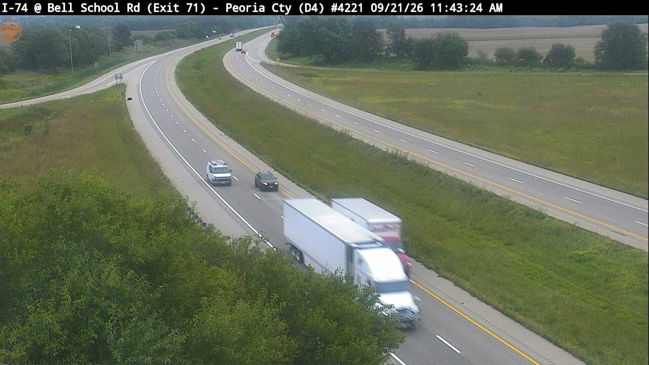 Photo from camera: I-74 at Bell School Rd. (Exit 71)