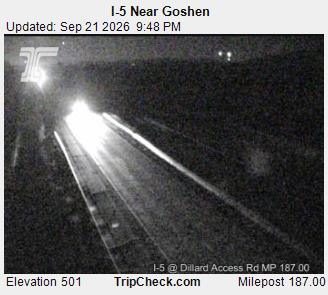 Photo from camera: I-5 Near Goshen