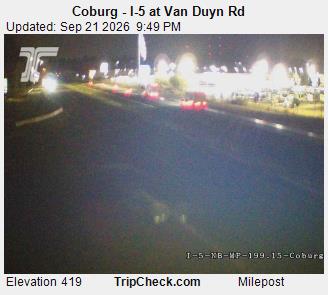 Photo from camera: Coburg - I-5 at Van Duyn Rd