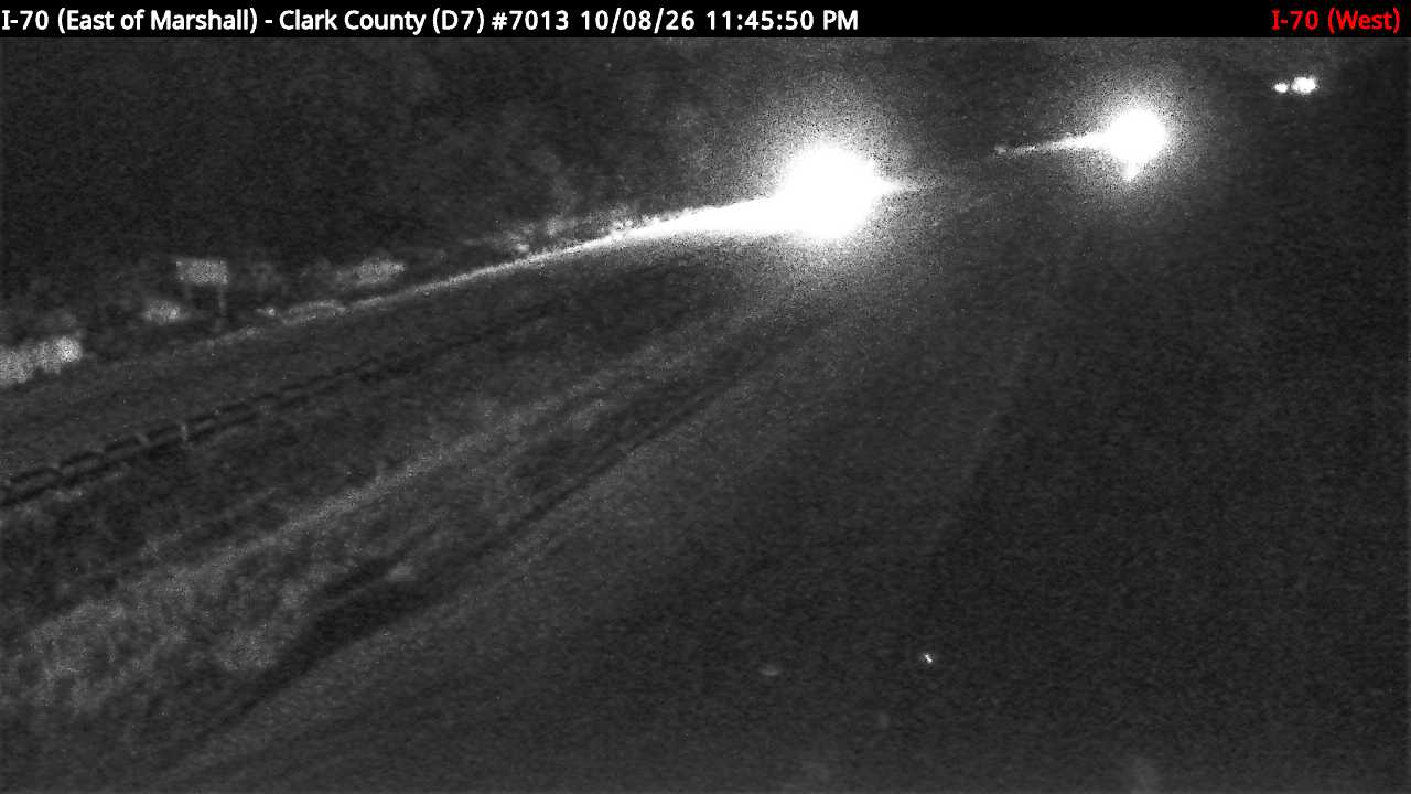 Photo from camera: I-70 WB at Marshall