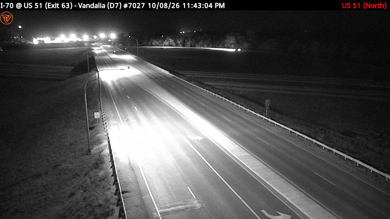 Photo from camera: I-70 at US 51 (Vandalia)