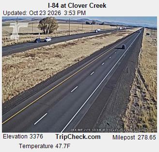 Photo from camera: I-84 at Clover Creek