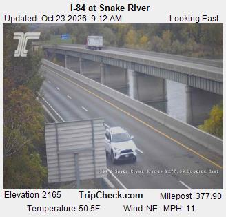Photo from camera: I-84 at Snake River