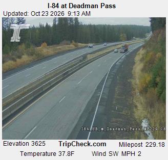 Photo from camera: I-84 at Deadman Pass