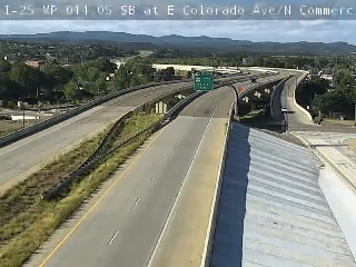 Photo from camera: I-25 MP 014.05 SB at E Colorado Ave/N Commercial St in Trinidad