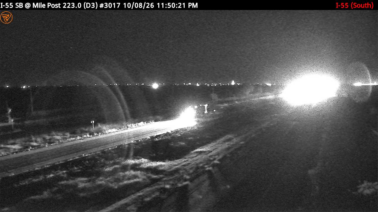 Photo from camera: I-55 SB at Mile Post 223.0