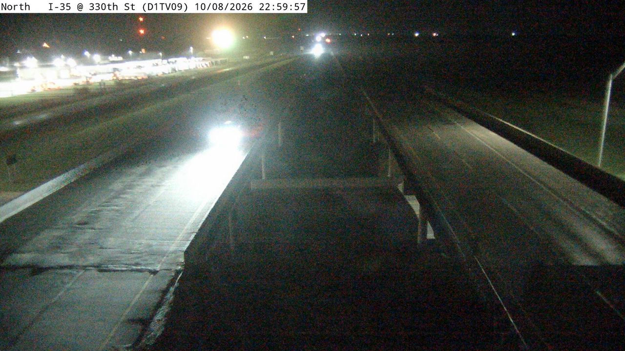 Photo from camera: D1 - I-35 @ MM 132.9 (IA 175 Ellsworth)