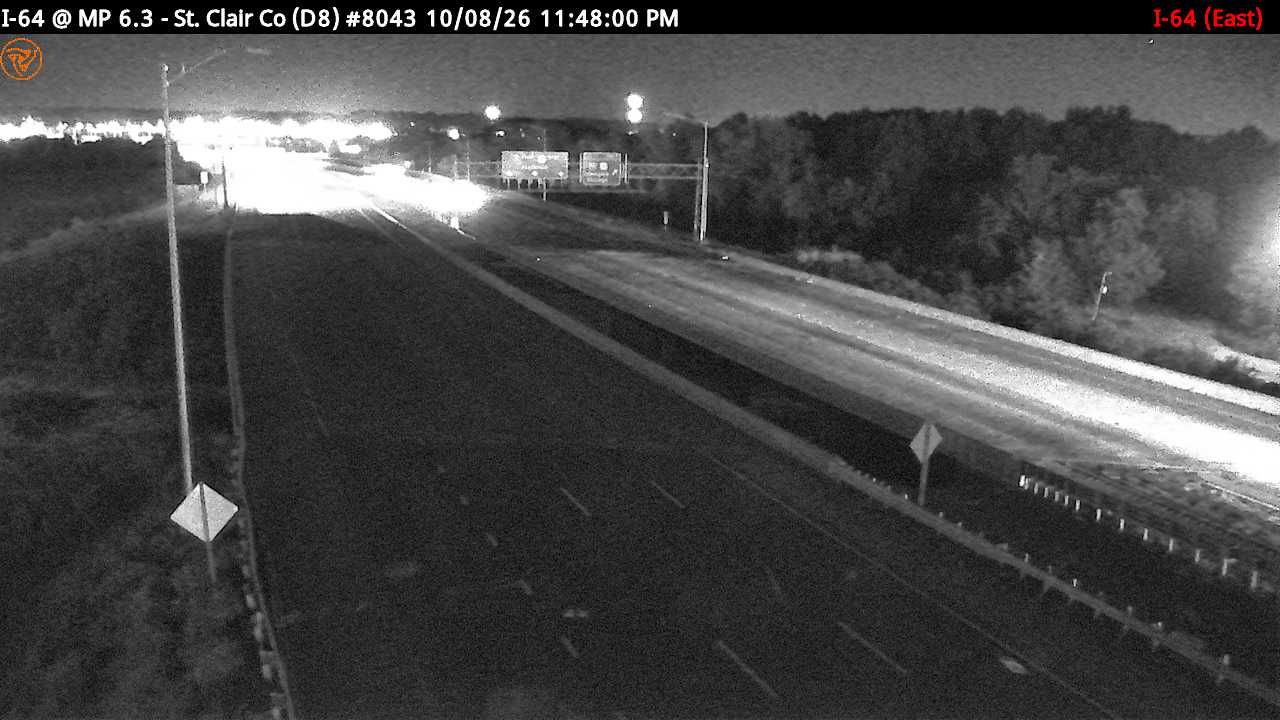 Photo from camera: I-64 at Milepost 6.3 (IL 111)