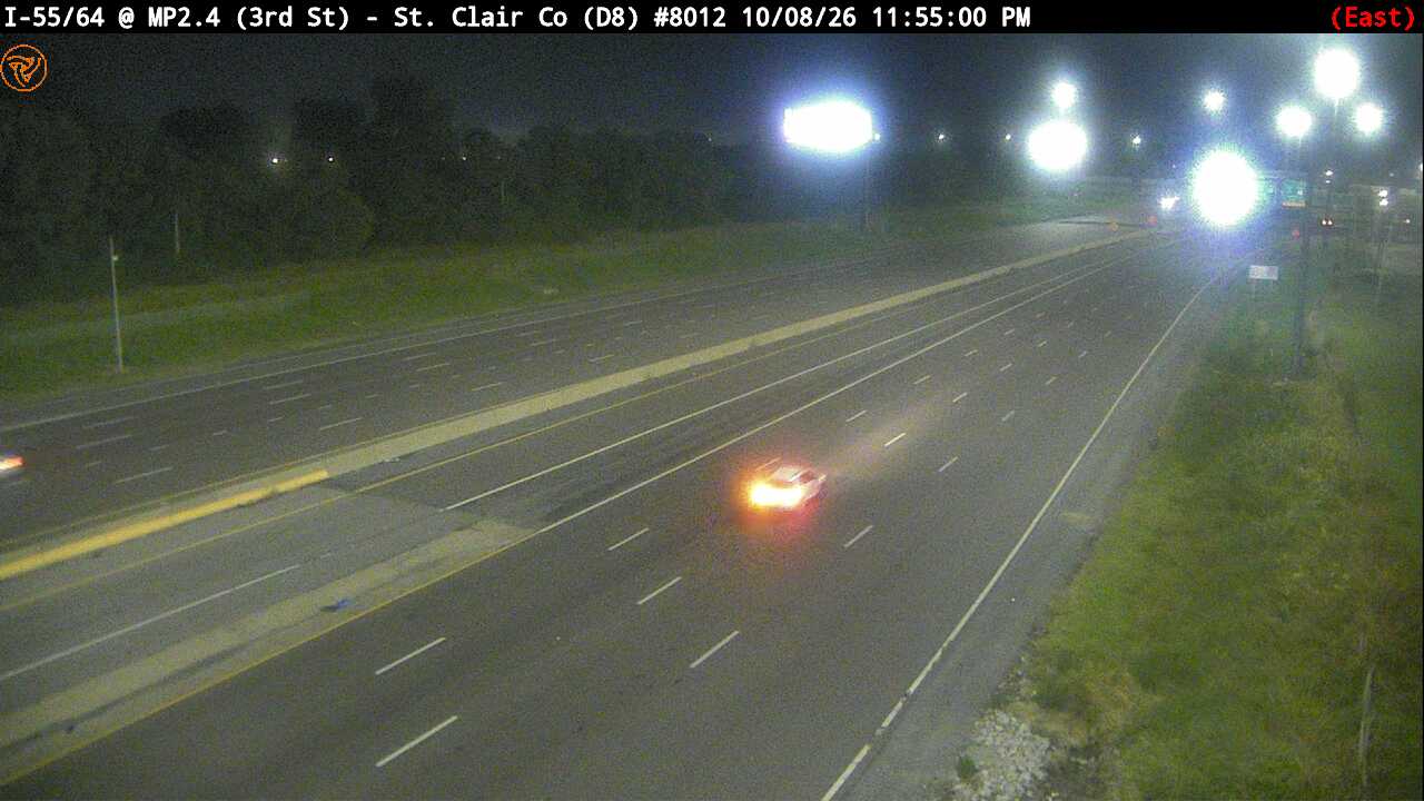 Photo from camera: I-55/64 at Milepost 2.4 (#3rd St)