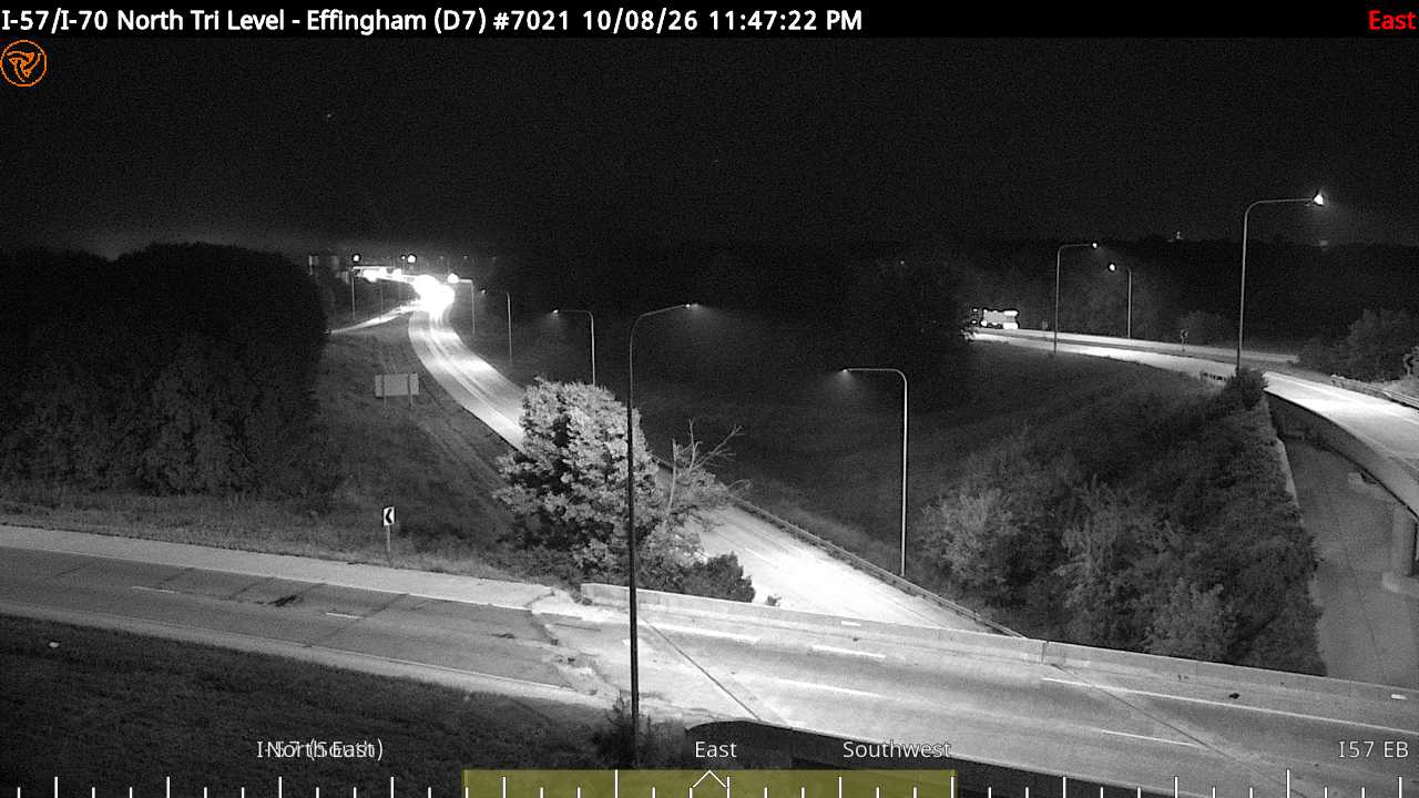 Photo from camera: I-57/I-70 at North Tri-Level