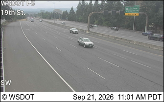 Photo from camera: I-5 at MP 1.4: 19th Street