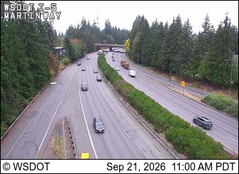 Photo from camera: I-5 at MP 109: Martin Way