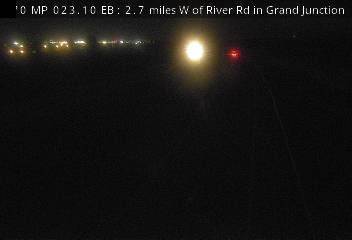 Photo from camera: I-70 MP 023.10 EB : 2.7 miles W of River Rd in Grand Junction (Looking East)