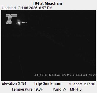 Photo from camera: I-84 at Meacham