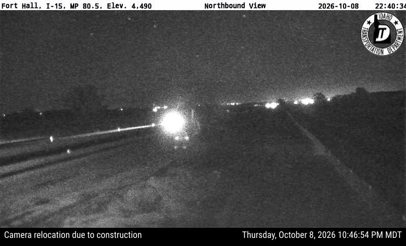Photo from camera: I-15 Fort Hall (view 1)