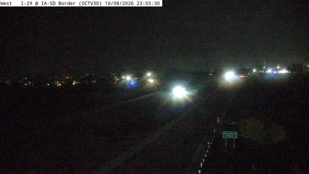 Photo from camera: SC - I-29 @ MM 151.8 (Big Sioux River)