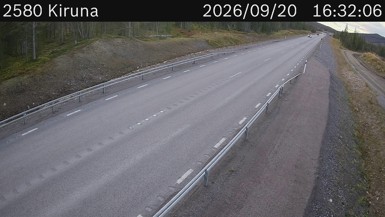 Bild från vägkamera: Kiruna (väglagskamera)