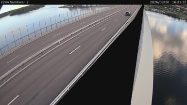 Bild från vägkamera: Sundsvall 2 (väglagskamera)