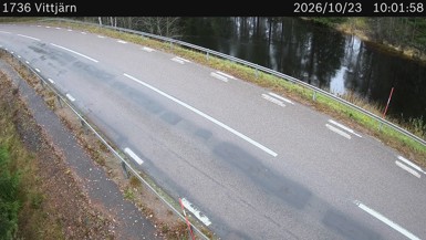 Bild från vägkamera: Vittjärn (väglagskamera)