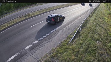 Bild från vägkamera: Forsbacka (väglagskamera)