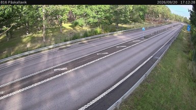 Bild från vägkamera: Påskallavik (väglagskamera)