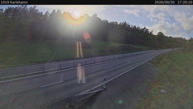 Bild från vägkamera: Karlshamn (väglagskamera)